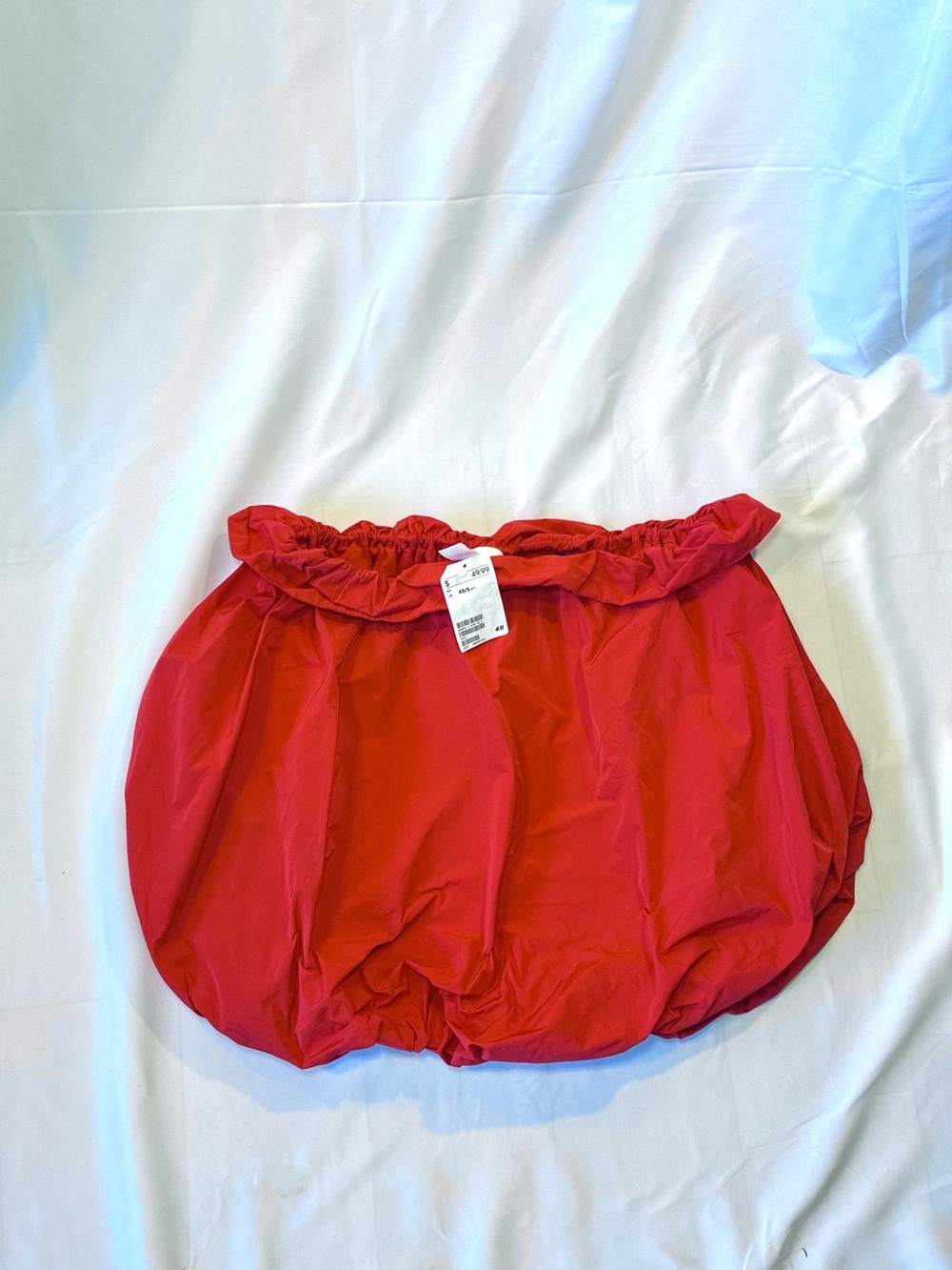 H&M Drawstring Bubble Mini Skirt
